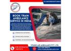 Book Train Ambulance Service in India. 
