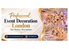 Professional Event Decoration London for Every Occasion