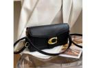 Double-Strap Small Square Crossbody Bag — Chic Underarm Purse for Women