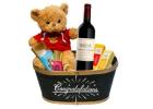 Celebrate success with a premium graduation wine basket