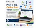 Post a Job Online Fast with Salarite