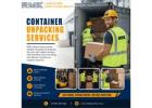 Container Unpacking Services in Melbourne