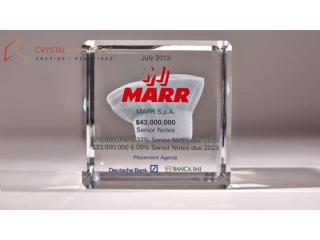 Luxury Custom Crystal Trophy for Business Excellence