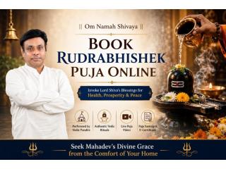 Book Online Rudrabhishek Puja for Divine Blessings