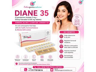 Diane 35 Tablets | Acne Medication Support Formula | OnlineGenericMedicine