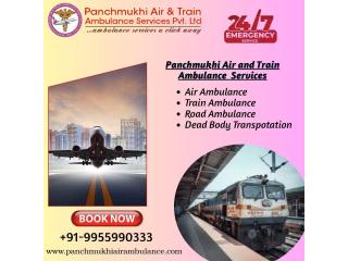 Panchmukhi ICU Air and Train Ambulance in Kolkata- confirmed booking for long distance transfer