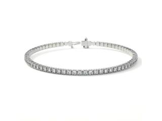 Buy Natural Diamond Tennis Bracelet Luxury 14k White Gold Bracelet