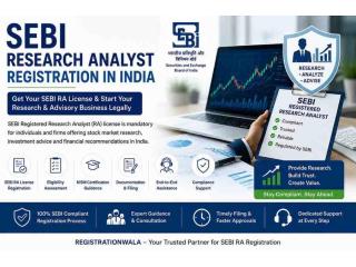 SEBI Research Analyst Registration in India | Apply for RA License Online