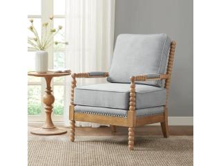 Donohue Turned Wood Frame Armchair