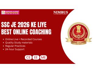 SSC JE Online Coaching Kaise Choose Kare 2026
