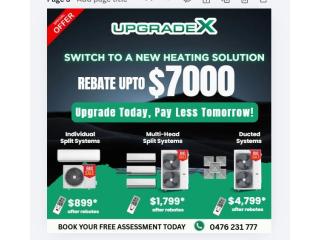 Upgrade Your Heating & Cooling with UpgradeX!