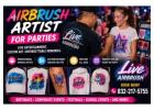 Airbrush Artist for Parties | Live Airbrush