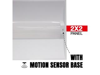 2x2 LED Center Basket Troffer with Motion Sensor Base