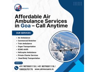 Affordable Air Ambulance Services in Goa – Call Anytime