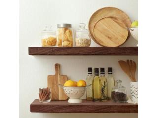 Solid Wood Shelf Durability Meets Elegant Design