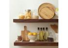 Solid Wood Shelf Durability Meets Elegant Design