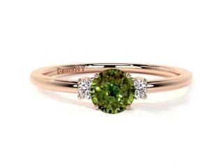 AAAAA Natural Alexandrite Engagement Ring