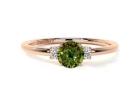AAAAA Natural Alexandrite Engagement Ring