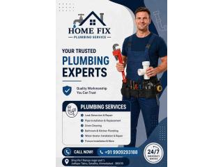 Plumbing Services in Bodakdev | 9909293188 | HomeFix