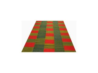 8x12 Green Red Persian Kilim Rug in Dallas TX