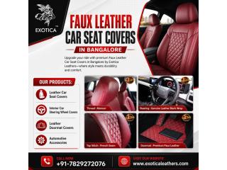 Faux Leather Car Seat Covers In Bangalore