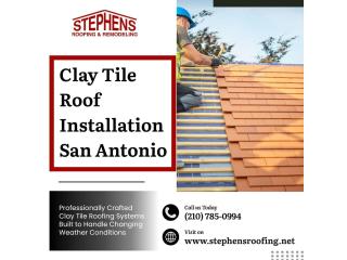 Clay Tile Roof Installation