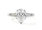 Shop Now Lab Grown Diamond Rings Elegant Three Stone Ring