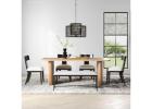 Handmade Acacia Wood Dining Table for Modern Living Spaces