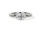 Three Stone Diamond Rings with Princess Cut Diamonds