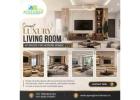 Luxury Living Room Interiors in Bangalore