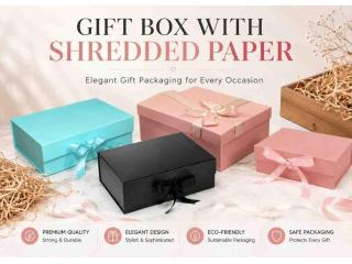Gift Box With Shredded Paper: A Stylish Solution for Elegant Gift Packaging