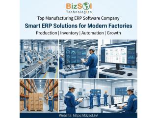 Top Manufacturing ERP Software Company for Smart Factory Solutions | BizSol