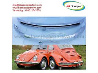 VW Beetle year (1968-1974) bumpers by stainless steel new