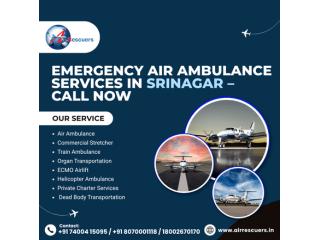 Emergency Air Ambulance Services in Srinagar – Call Now