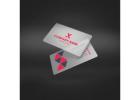 Transparent business cards