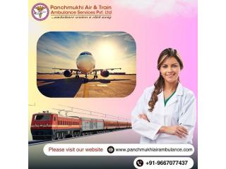 Hire Panchmukhi Air and Train Ambulance Service in Allahabad with Top-level Medical Service
