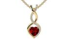 Luxury Ruby Pendant for Romantic Style