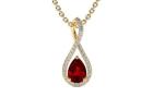 Buy Ruby Pendant Necklace for Women on Sale