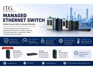 Managed Ethernet Switch Solutions for Industrial Connectivity | ITG India