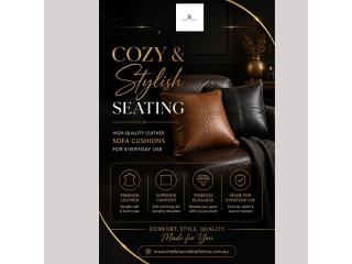 Add Warmth and Style with Premium Leather Sofa Cushions