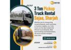 ???? 3 Ton Pickup Truck Rental Sajaa, Sharjah - Call Us Today! +971527821900