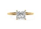 Affordable Engagement Rings Elegant Square Cut Diamond Ring 2.00cts