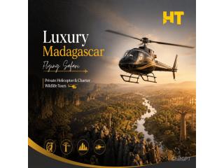 Luxury Madagascar Flying Safari – Private Helicopter & Charter Wildlife Tours