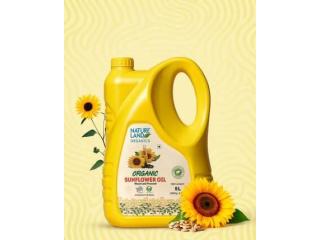 Buy Organic Wood Cold Pressed Sunflower Oil 5Ltr