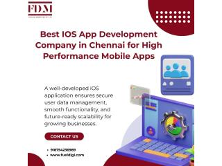 Best IOS App Development Company in Chennai for High Performance Mobile Apps