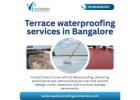 Terrace waterproofing services in Bangalore