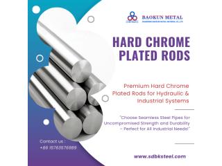 Premium Hard Chrome Plated Rods for Hydraulic & Industrial Systems