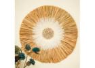 Handmade Decorative Bamboo Plates for Modern Rustic Interiors
