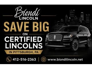 Save Big on Certified Lincolns in Pittsburgh, PA | Biondi Lincoln
