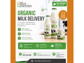 Fresh Organic Milk Delivery Services for Every Office